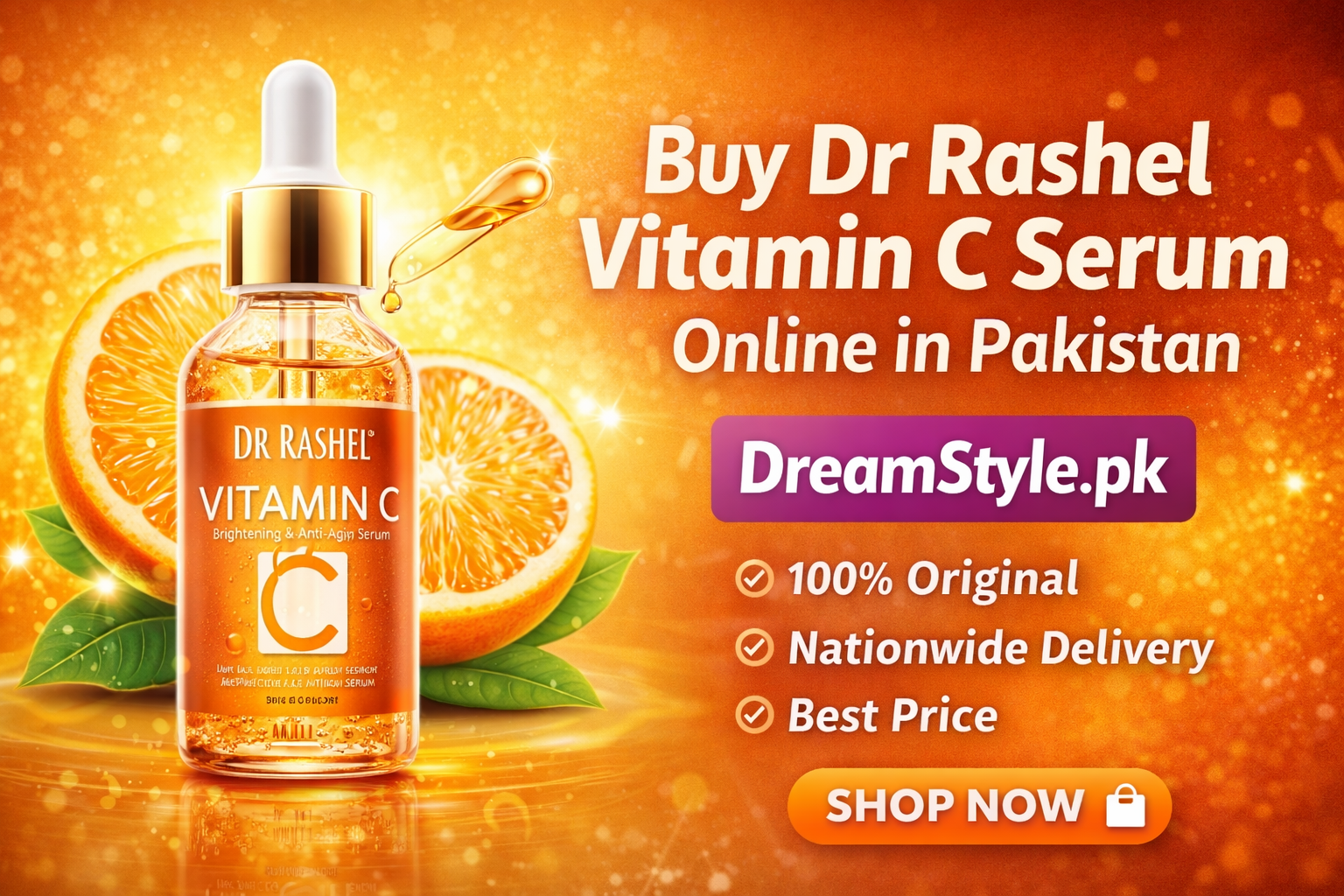 Buy Dr Rashel Vitamin C Serum Online in Pakistan – DreamStyle.pk
